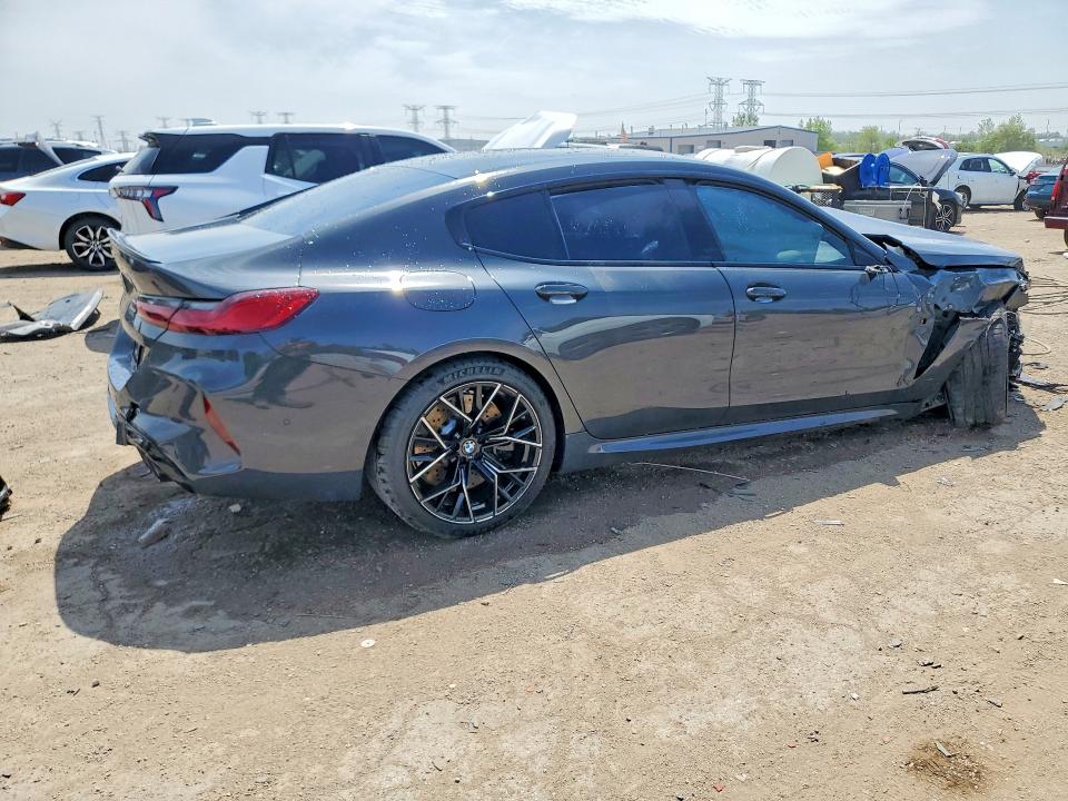 2022 BMW M8 VIN WBSGV0C01NCH35275 COPART salvage auction — FRONT END, Il - Salvage Certificate, sold $16,400 on 2026-07-28 (photo 3)