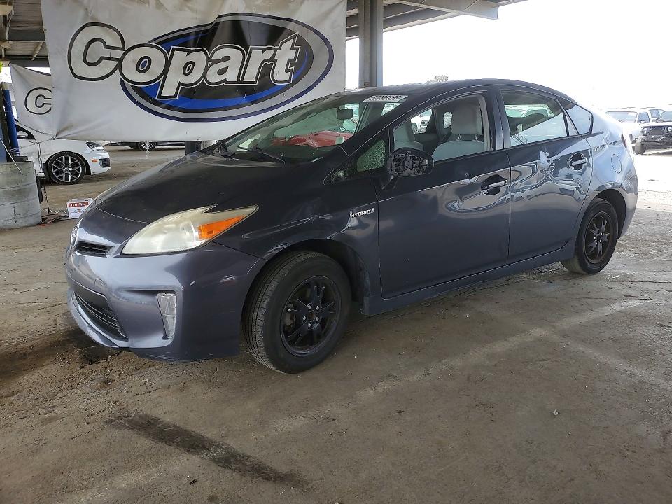 2013 Toyota Prius VIN JTDKN3DUXD5619223 COPART salvage auction — VANDALISM, Ca - Salvage Certificate, sold $475 on 2026-07-28 (photo 1)