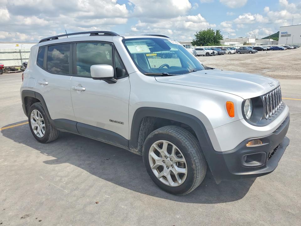2018 Jeep Renegade VIN ZACCJBBB7JPJ21525 COPART salvage auction — MINOR DENT/SCRATCHES, Ok - Certificate Of Title-Junked, sold $1,850 on 2026-07-04 (photo 4)