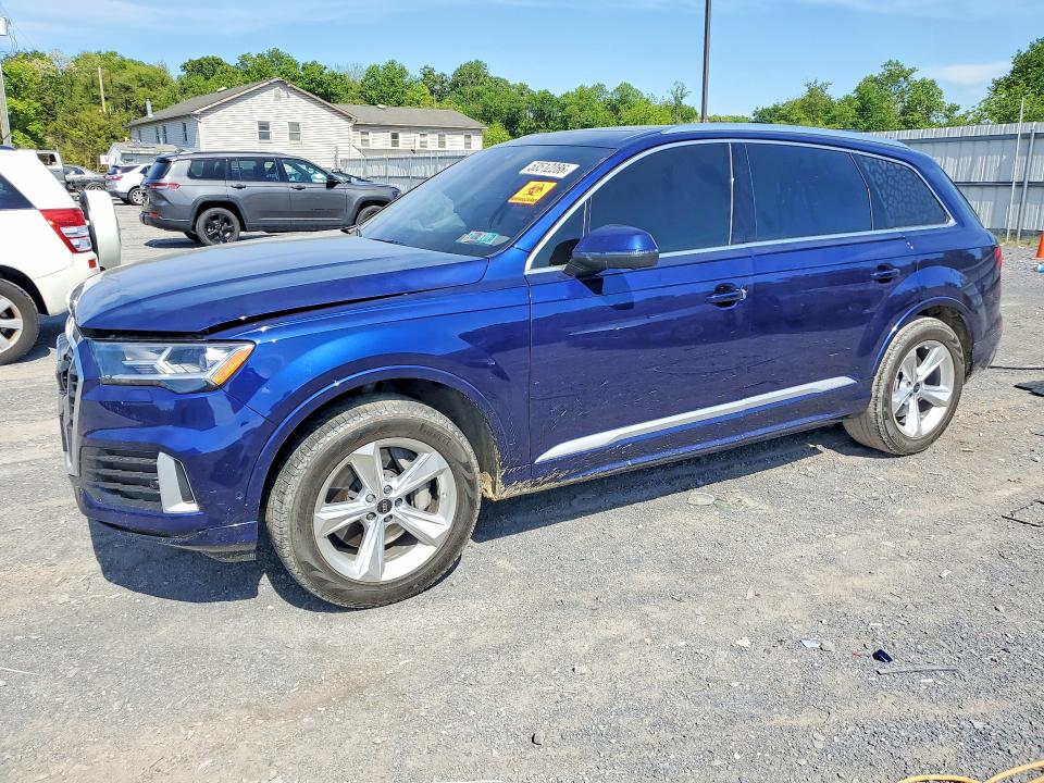 2023 Audi Q7 VIN WA1ACBF72PD029931 COPART salvage auction — FRONT END, Pa - Certificate Of Salvage, sold $13,300 on 2026-07-13 (photo 1)