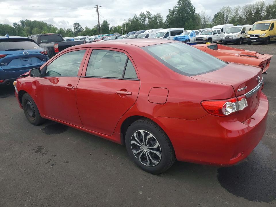 2013 Toyota Corolla VIN 5YFBU4EE1DP152860 COPART salvage auction — FRONT END, Or - Salvage Title Certificate, sold $900 on 2026-07-29 (photo 2)