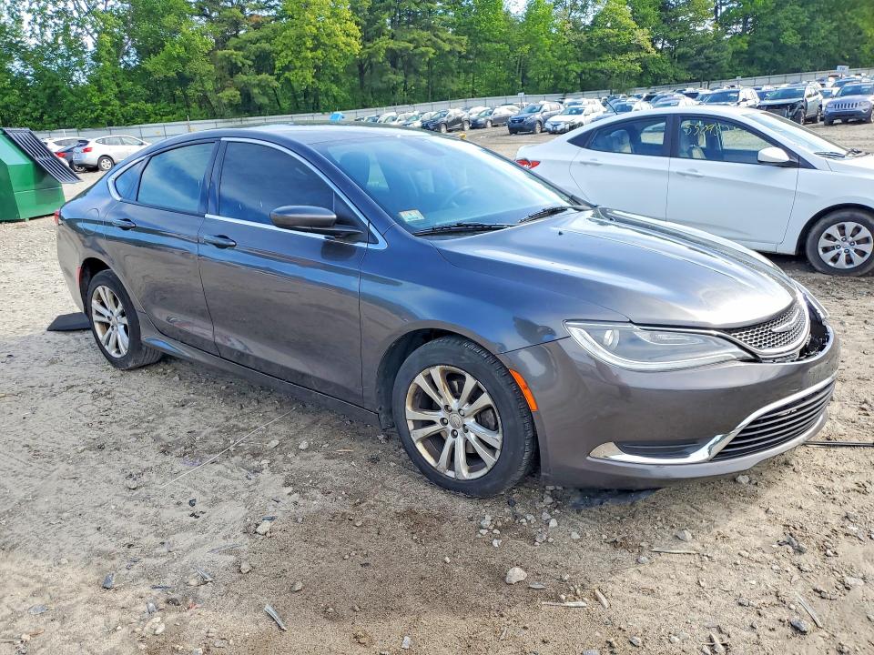 2015 Chrysler 200 VIN 1C3CCCAB0FN755025 COPART salvage auction — FRONT END, Ma - Cert Of Title-Reconstrctd Coll, sold $100 on 2026-07-23 (photo 4)