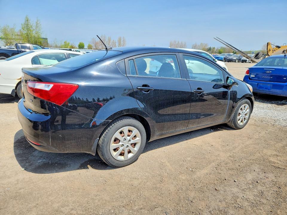2013 Kia Rio VIN KNADM4A38D6207984 COPART salvage auction — MINOR DENT/SCRATCHES, On - Permit No Brand - Unfit, sold $750 on 2026-07-21 (photo 3)