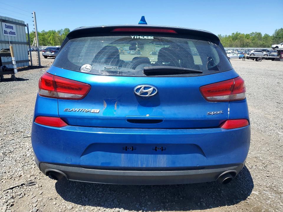 2018 Hyundai Elantra VIN KMHH55LC9JU042230 COPART salvage auction — FRONT END, Nj - Cert Of Title-Salvage, sold $1,900 on 2026-07-10 (photo 6)