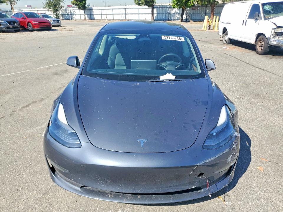 2023 Tesla Model 3 VIN 5YJ3E1EA1PF506812 COPART salvage auction — REAR END, Ca - Salvage Certificate, sold $4,250 on 2026-07-28 (photo 5)