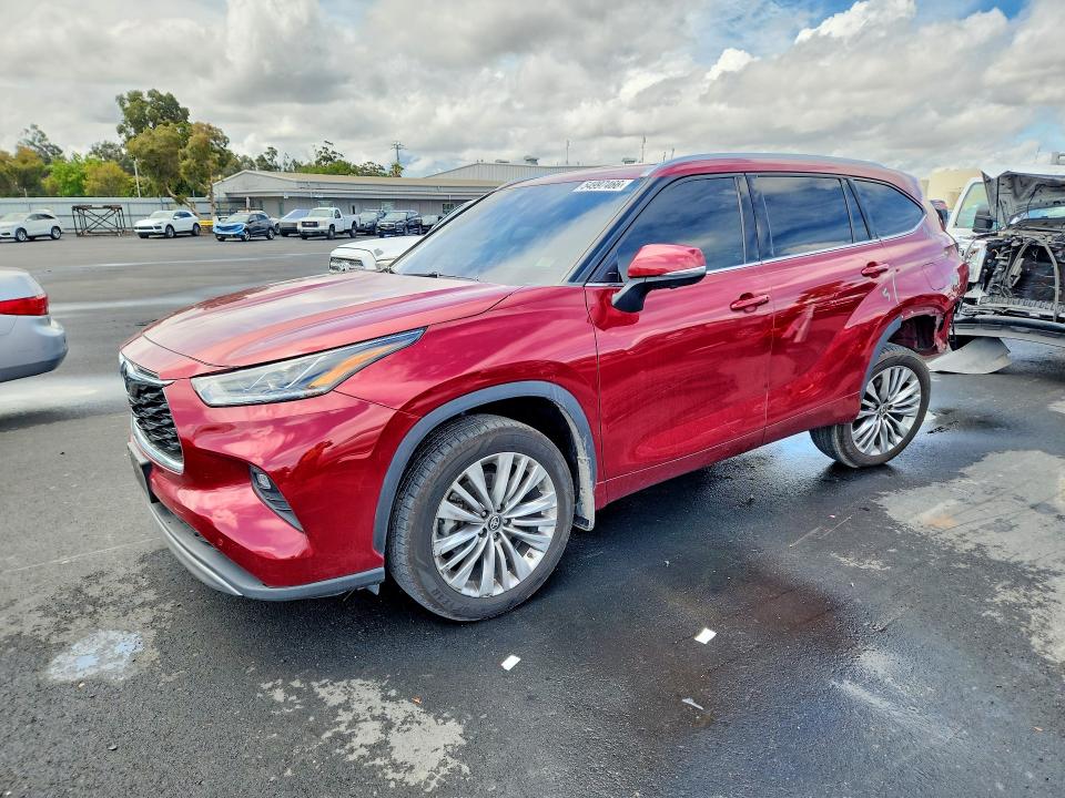 2023 Toyota Highlander VIN 5TDKDRBH5PS523347 COPART salvage auction — REAR END, Ca - Salvage Certificate, sold $15,800 on 2026-07-20 (photo 1)