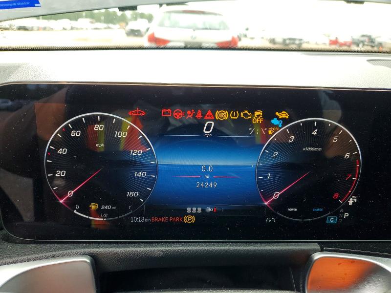 2024 Mercedes-benz Glb VIN W1N4M4GB2RW355842 COPART salvage auction — FRONT END, TX - SALVAGE VEHICLE TITLE, sold $225 on 2026-07-28 (photo 9)