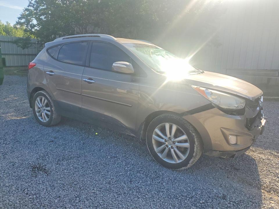 2013 Hyundai Tucson VIN KM8JU3AC8DU559860 COPART salvage auction — FRONT END, Ms - Cert Of Title-Salvaged, sold $1,850 on 2026-07-15 (photo 4)