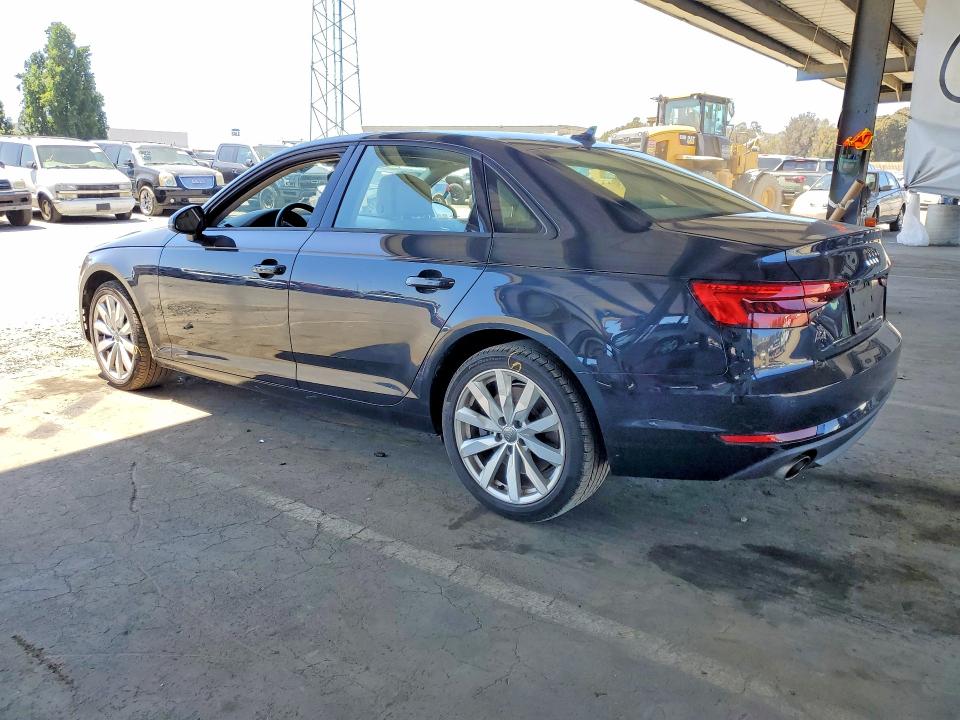 2017 Audi A4 VIN WAUGNAF47HN019768 COPART salvage auction — FRONT END, Ca - Salvage Certificate, sold $3,050 on 2026-07-02 (photo 2)