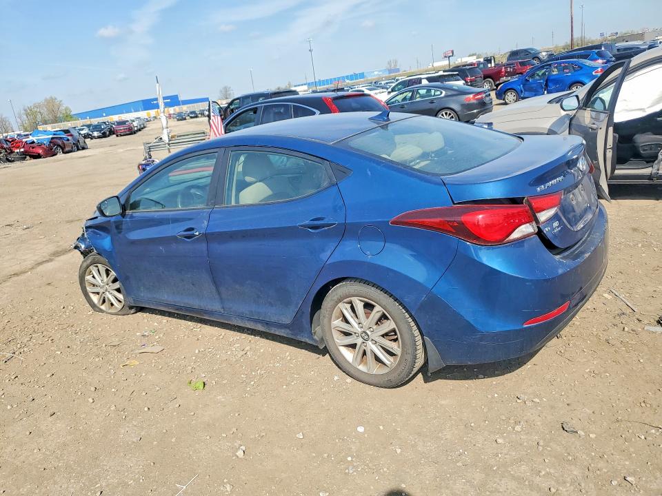 2016 Hyundai VIN KMHDH4AE1GU477773 COPART salvage auction — FRONT END, Mi - Certificate Of Title, sold $650 on 2026-07-10 (photo 2)