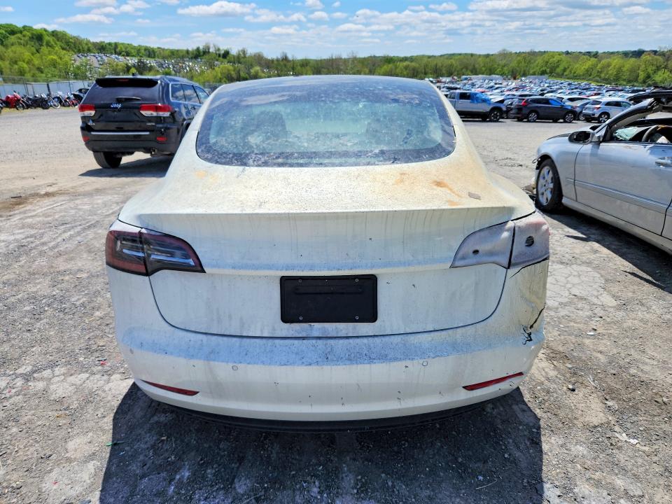 2021 Tesla Model 3 VIN 5YJ3E1EA3MF857894 COPART salvage auction — BURN, Fl - Certificate Of Destruction, sold $5,900 on 2026-07-02 (photo 6)