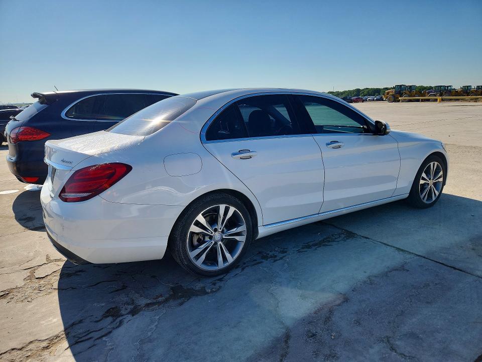 2015 Mercedes-benz C-klasse VIN 55SWF4KB0FU008705 COPART salvage auction — HAIL, Tx - Certificate Of Title, sold $2,100 on 2026-07-09 (photo 3)