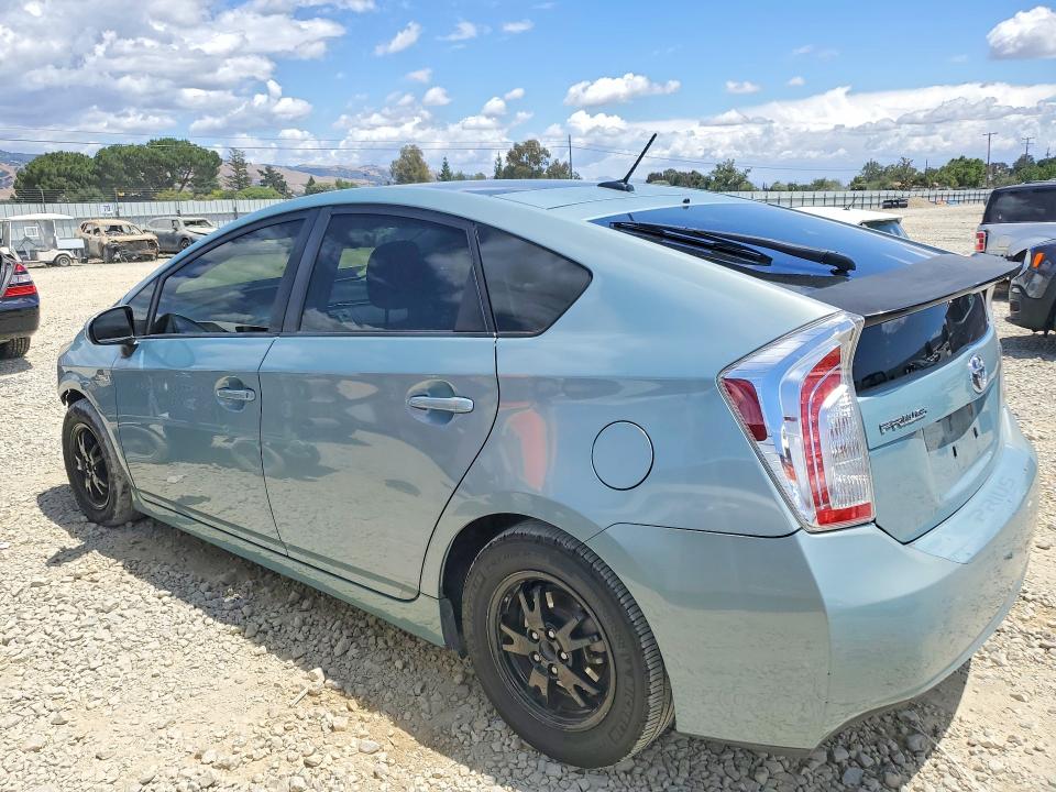 2012 Toyota Prius VIN JTDKN3DU2C5402926 COPART salvage auction — FRONT END, CA - SALVAGE CERTIFICATE, sold $775 on 2026-07-21 (photo 2)