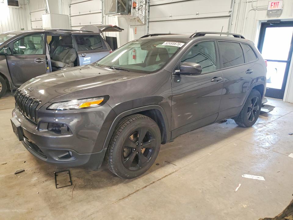 2017 Jeep Cherokee VIN 1C4PJLDS8HW642483 COPART salvage auction — REAR END, Mn - Cert Of Title-Salvage, sold $1,700 on 2026-07-23 (photo 1)