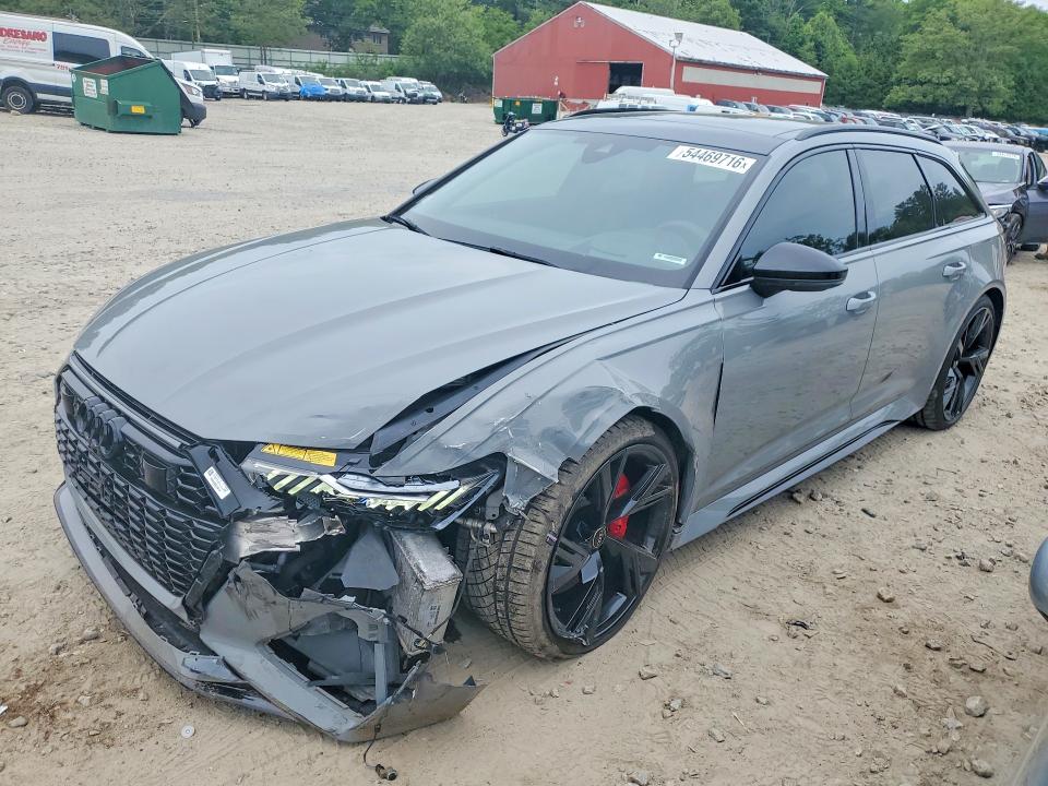 2022 Audi Rs6 VIN WUA1CBF25NN902852 COPART salvage auction — FRONT END, Ma - Cert Of Title-Salvage, sold $56,000 on 2026-07-02 (photo 1)