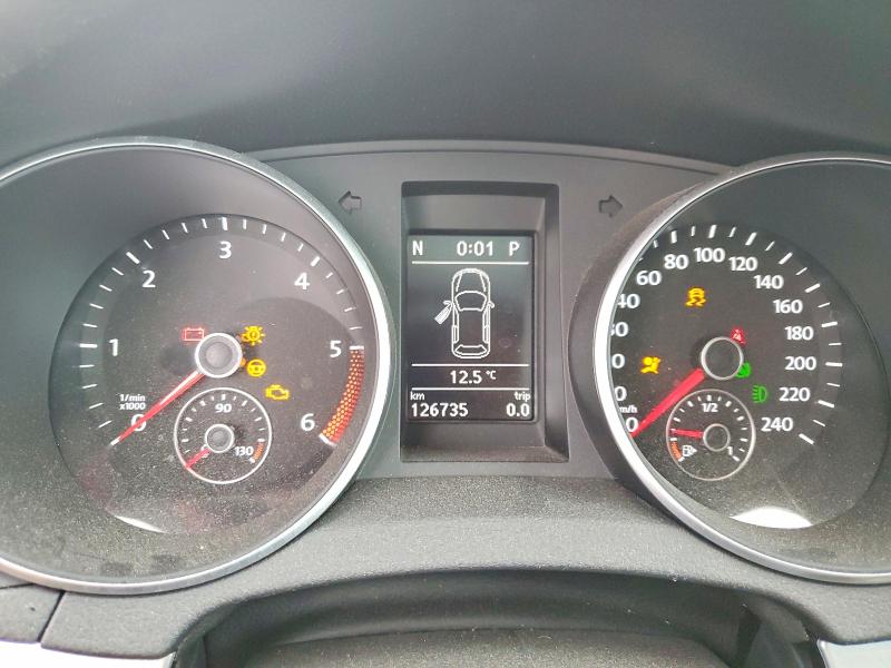 2012 Volkswagen Golf VIN WVWDM7AJ5CW082735 COPART salvage auction — FRONT END, Ab - Bos - Salvage, sold $200 on 2026-07-28 (photo 9)