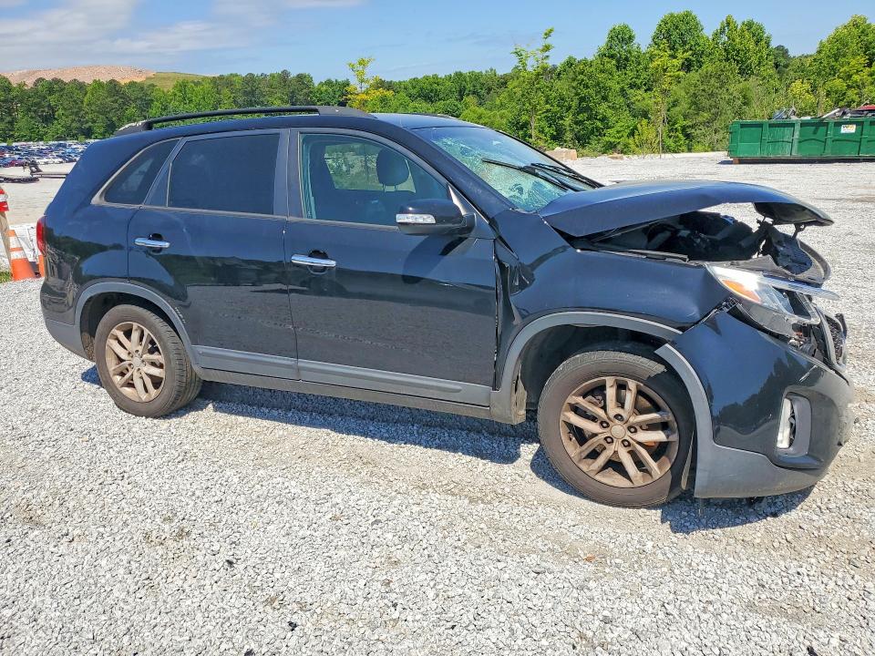 2014 Kia VIN 5XYKT3A64EG427624 COPART salvage auction — FRONT END, GA - CERT OF TITLE-SALVAGE, sold $375 on 2026-07-27 (photo 4)