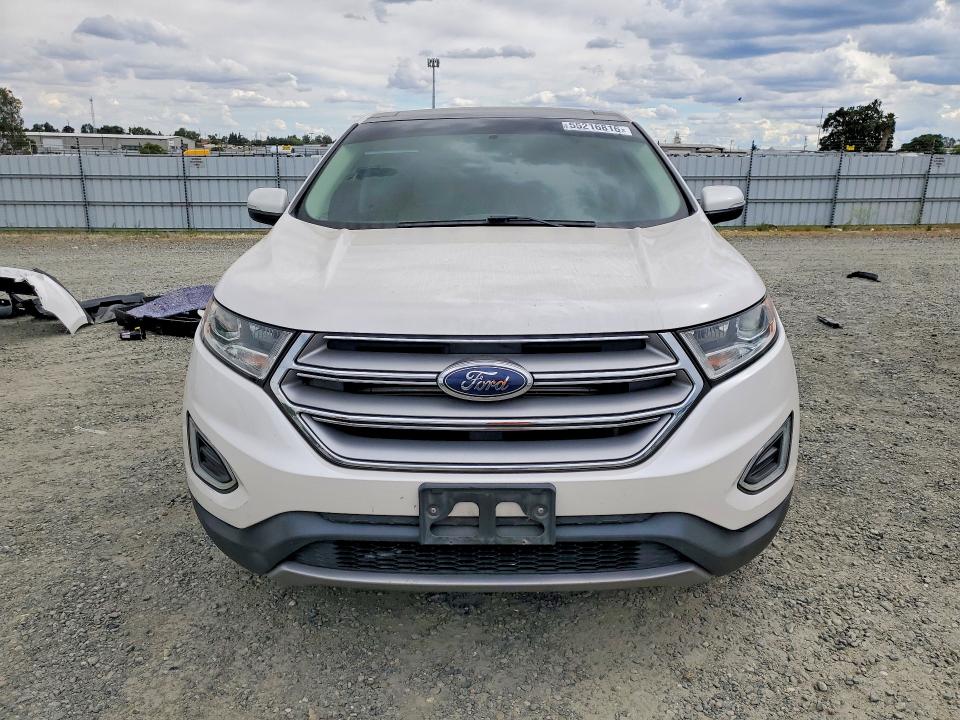 2017 Ford Edge VIN 2FMPK3K89HBB43645 COPART salvage auction — REAR END, Ca - Salvage Certificate, sold $3,600 on 2026-07-02 (photo 5)