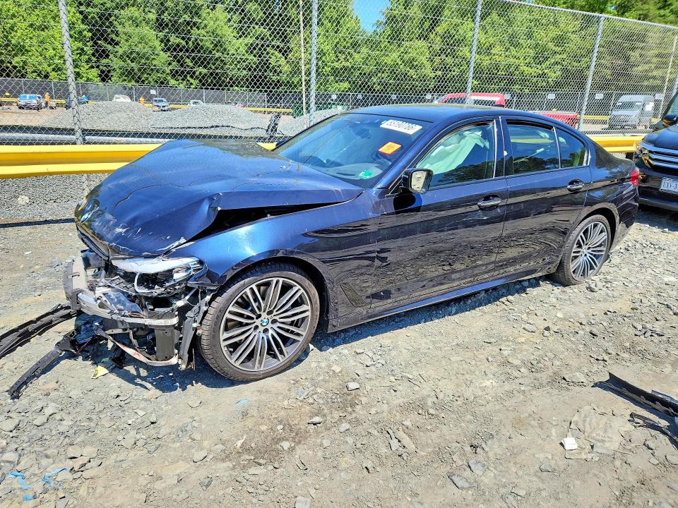 2017 BMW 5er VIN WBAJA7C31HG904472 COPART salvage auction — FRONT END, Md - Cert Of Salvage > 75% Damage, sold $4,150 on 2026-07-10 (photo 1)