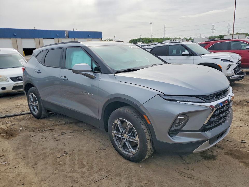 2024 Chevrolet Blazer VIN 3GNKBCR40RS162203 COPART salvage auction — FRONT END, Mi - Certificate Of Title, sold $10,500 on 2026-07-28 (photo 4)