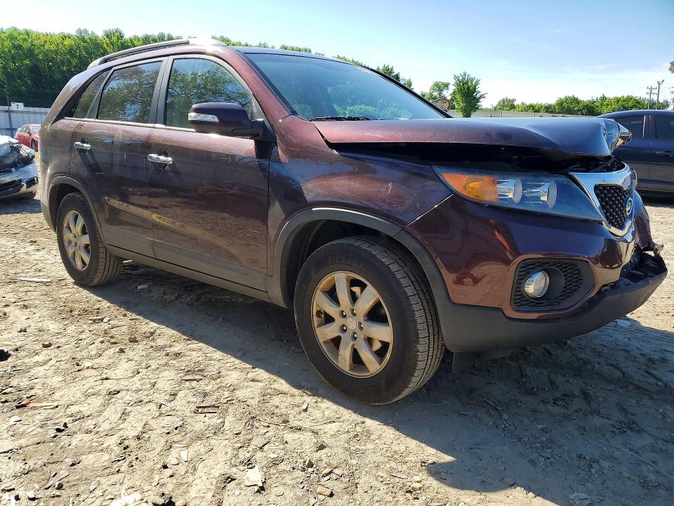 2012 Kia Sorento VIN 5XYKT3A63CG309027 COPART salvage auction — FRONT END, Va - Cert Of Title - Salvage, sold $1,400 on 2026-07-28 (photo 4)
