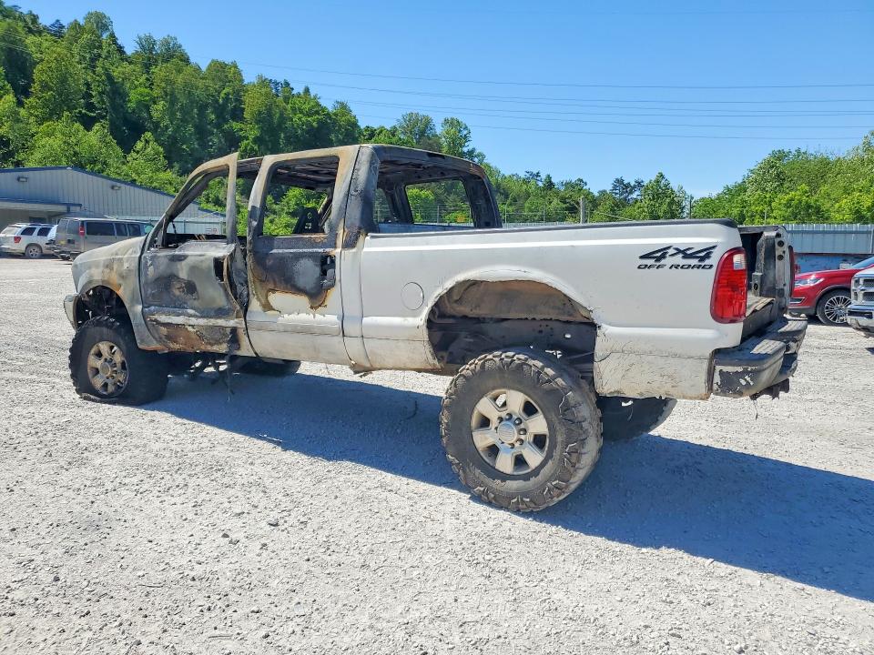 2002 Ford F250 VIN 1FTNW21F82ED54132 COPART salvage auction — BURN, Wv - Salvage Certificate, sold $425 on 2026-07-09 (photo 2)