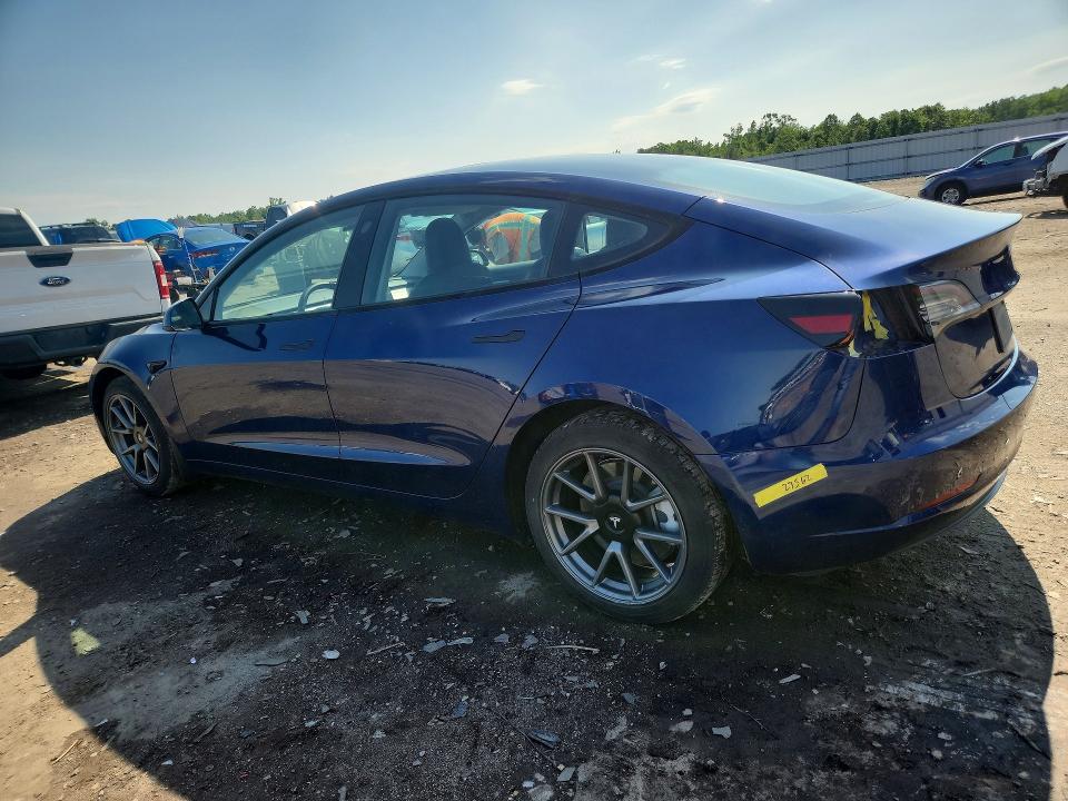 2022 Tesla Model 3 VIN 5YJ3E1EB2NF326373 COPART salvage auction — REAR END, Va - Cert Of Title - Salvage, sold $12,600 on 2026-07-08 (photo 2)