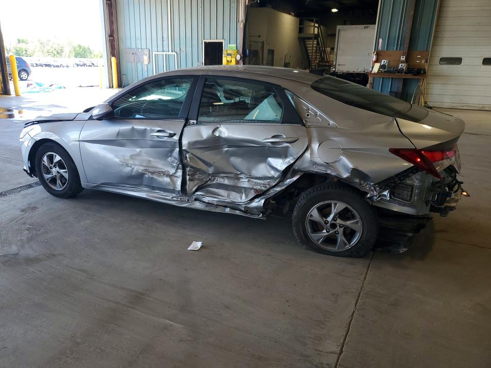 2021 Hyundai Elantra VIN 5NPLL4AG8MH041508 COPART salvage auction — REAR END, Il - Salvage Certificate, sold $150 on 2026-07-29 (photo 2)