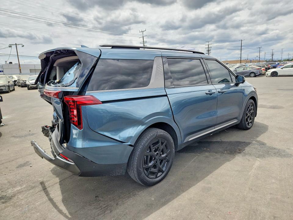 2026 Kia Carnival VIN KNDNE5KA1T6087399 COPART salvage auction — REAR END, Ca - Salvage Certificate, sold $12,400 on 2026-07-29 (photo 3)