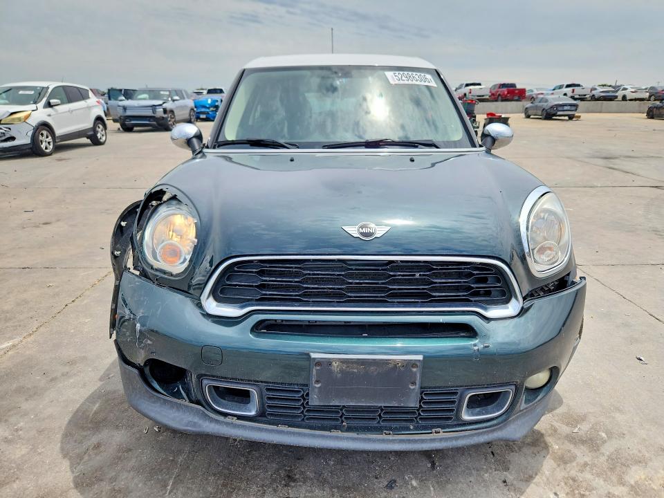 2013 Mini VIN WMWSS5C50DWN66621 COPART salvage auction — FRONT END, Tx - Salvage Vehicle Title, sold $1,100 on 2026-07-27 (photo 5)