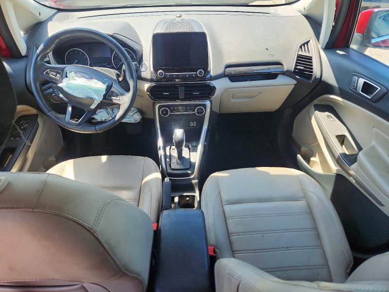 2018 Ford Ecosport VIN MAJ6P1WL1JC209315 COPART salvage auction — FRONT END, Ma - Cert Of Title-Salvage, sold $475 on 2026-07-08 (photo 8)