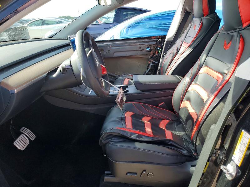 2022 Tesla Model y VIN 7SAYGDEF2NF547320 COPART salvage auction — FRONT END, Tx - Salvage Vehicle Title, sold $8,100 on 2026-07-23 (photo 7)