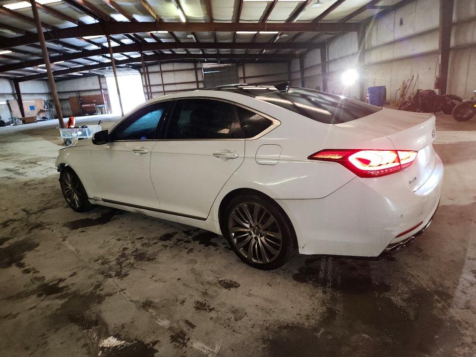 2015 Hyundai VIN KMHGN4JFXFU070502 COPART salvage auction — FRONT END, Nc - Salvage Certificate Of Title, sold $3,750 on 2026-07-06 (photo 2)