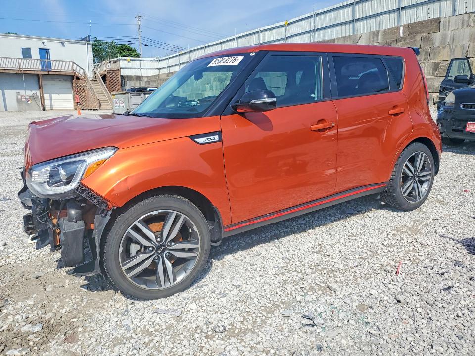 2018 Kia Soul VIN KNDJX3AA4J7586106 COPART salvage auction — FRONT END, Ky - Cert Of Title-Salvage, sold $875 on 2026-07-24 (photo 1)