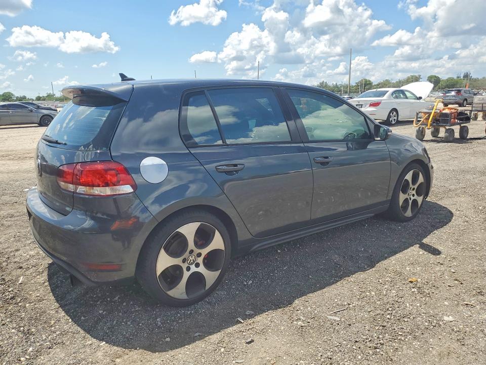 2013 Volkswagen Gti VIN WVWGV7AJ1DW122305 COPART salvage auction — MINOR DENT/SCRATCHES, Mt - Certificate Of Title, sold $2,700 on 2026-07-09 (photo 3)
