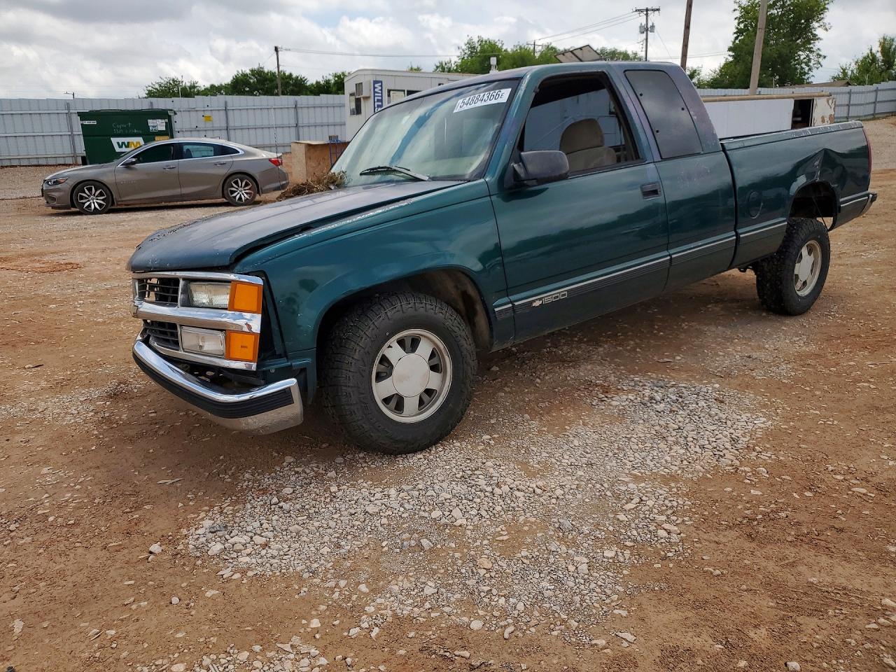 1996 Chevrolet GMT VIN 2GCEC19RXT1129764 COPART salvage auction — Front End, OK - CERT OF TITLE-SALVAGE, sold $300 on 2026-07-09 (photo 1)