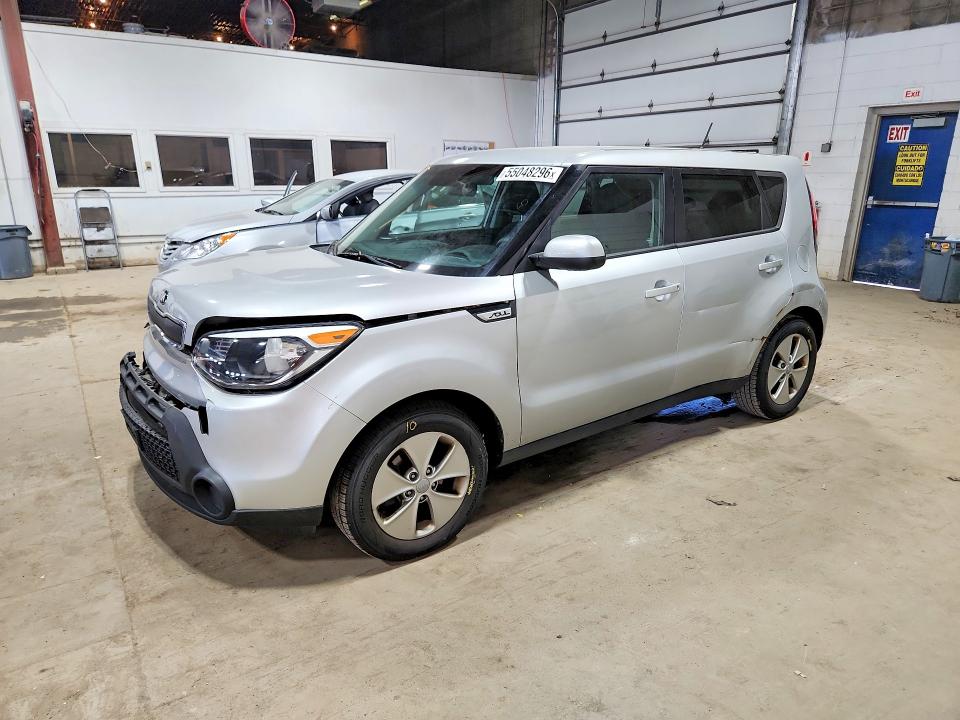 2016 Kia Soul VIN KNDJN2A20G7835860 COPART salvage auction — FRONT END, Mn - Cert Of Title-Salvage, sold $1,450 on 2026-07-07 (photo 1)