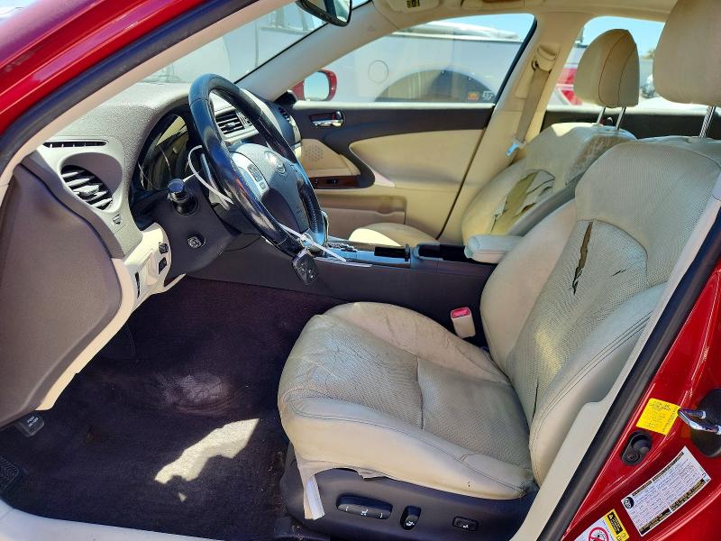 2011 Lexus Is VIN JTHCF5C22B5049677 COPART salvage auction — HAIL, Il - Salvage Certificate, sold $1,250 on 2026-07-27 (photo 7)