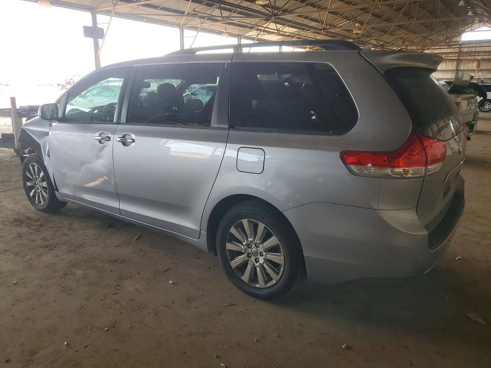 2013 Toyota Sienna VIN 5TDDK3DC2DS067350 COPART salvage auction — FRONT END, Ca - Salvage Certificate, sold $1,950 on 2026-07-13 (photo 2)