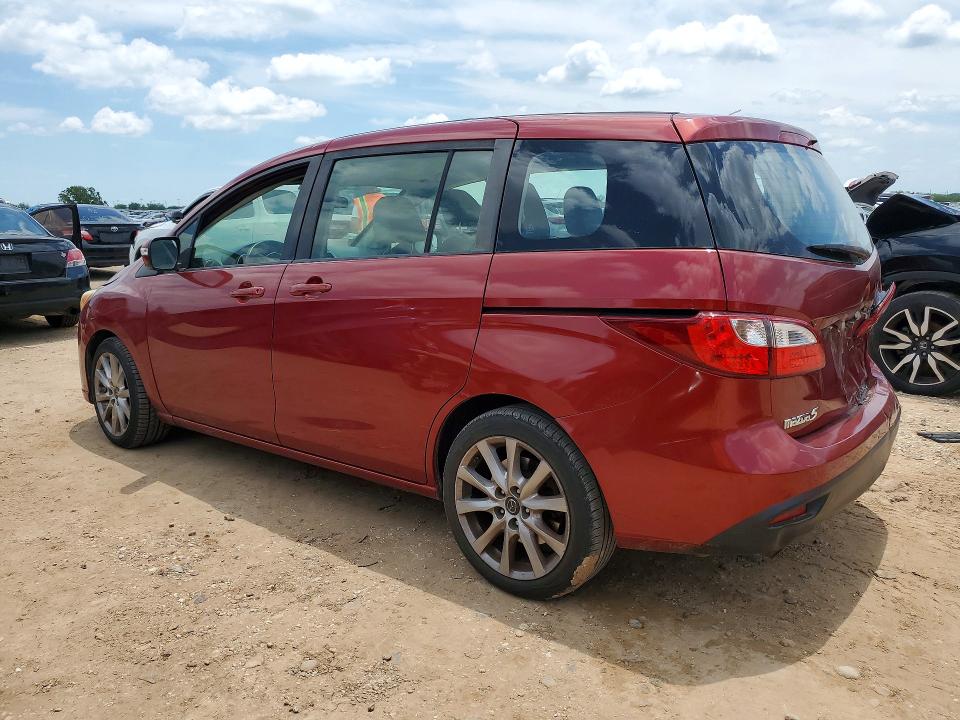 2015 Mazda 5 VIN JM1CW2BL8F0190475 COPART salvage auction — FRONT END, TX - SALVAGE VEHICLE TITLE (P), sold $1,150 on 2026-07-02 (photo 2)