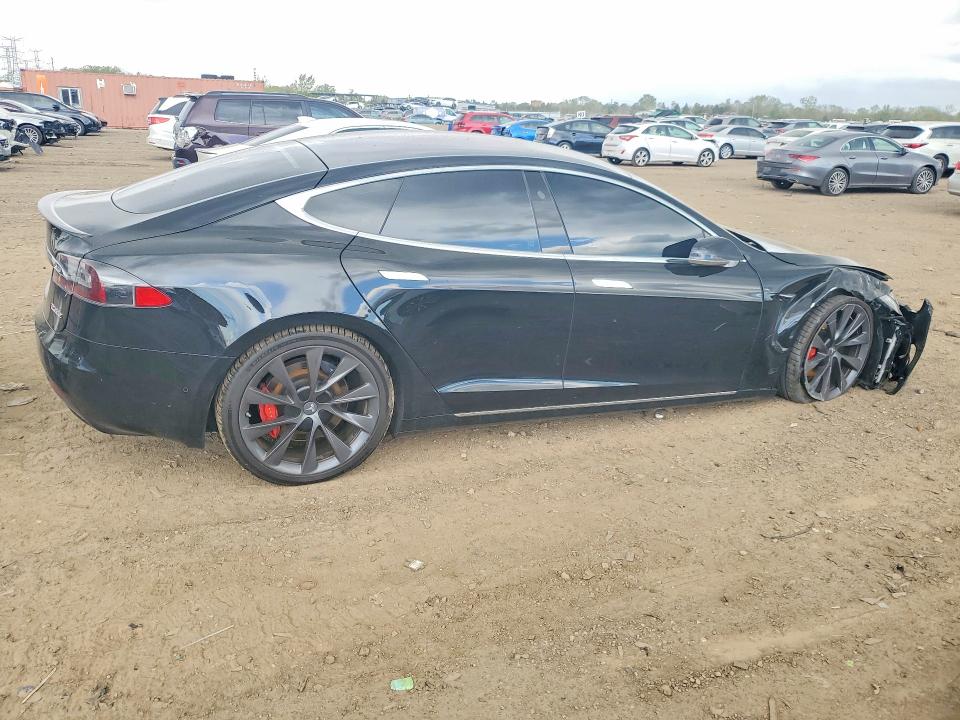 2019 Tesla Model s VIN 5YJSA1E46KF309001 COPART salvage auction — FRONT END, IL - SALVAGE CERTIFICATE, sold $9,700 on 2026-07-28 (photo 3)