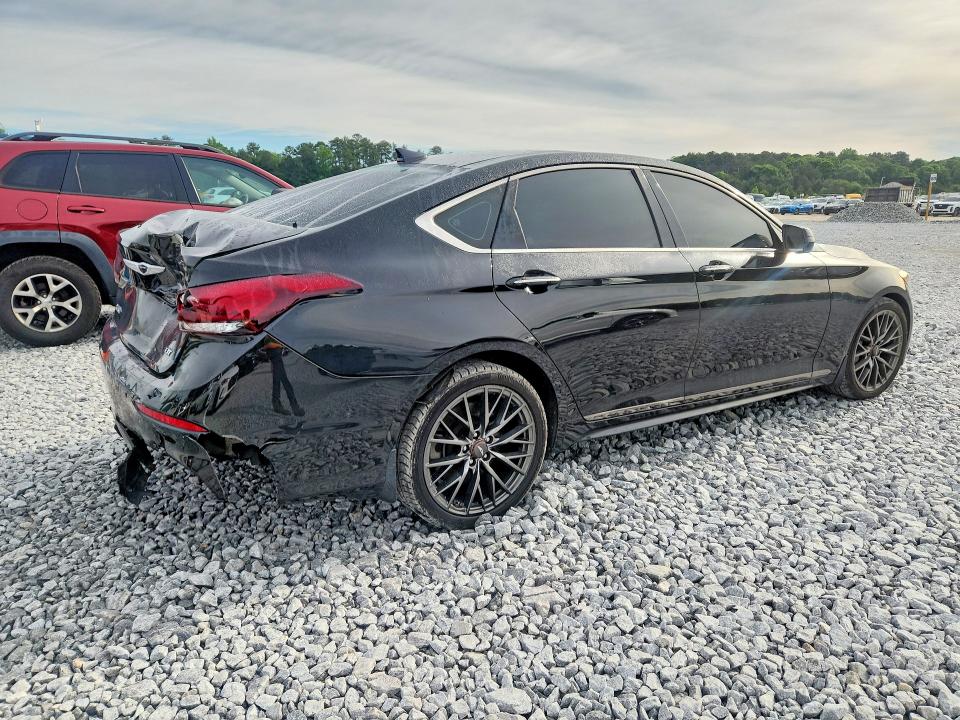 2019 Genesis VIN KMTFN4JB4KU326304 COPART salvage auction — REAR END, Ga - Cert Of Title-Salvage, sold $5,700 on 2026-07-28 (photo 3)