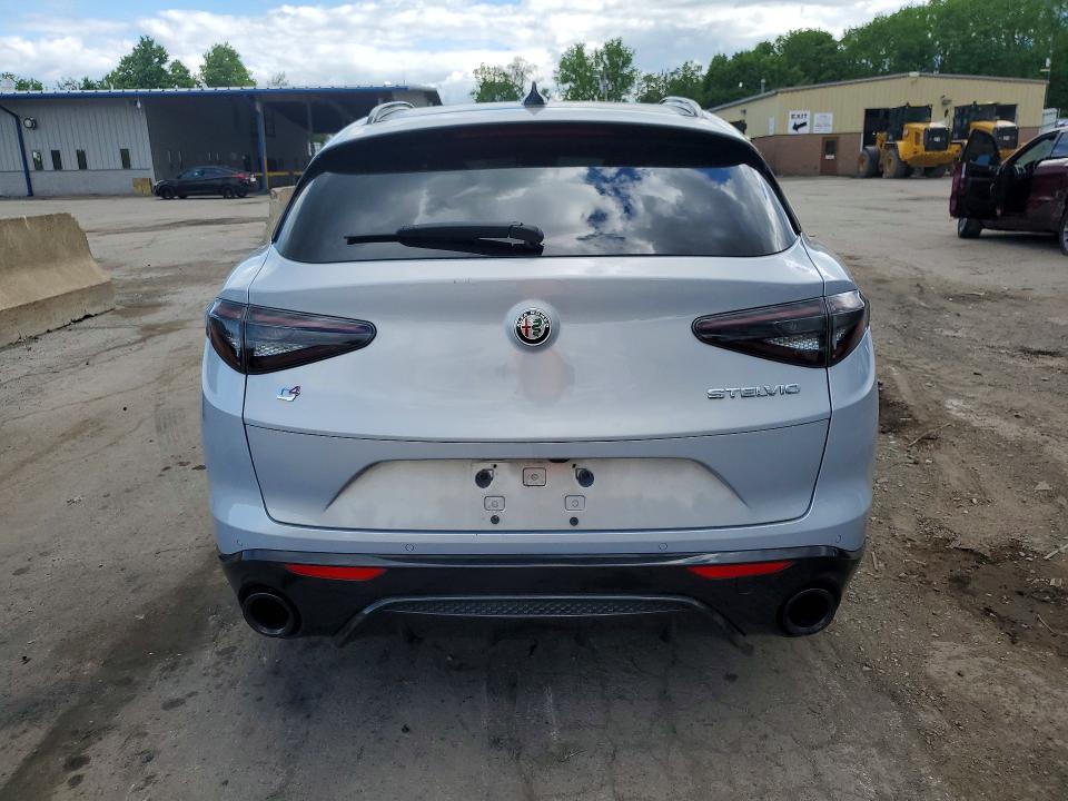 2025 Alfa romeo Stelvio VIN ZASPAKAN4S7D96811 COPART salvage auction — FRONT END, Ny - Mv-907A Salvage Certificate, sold $12,700 on 2026-08-24 (photo 6)
