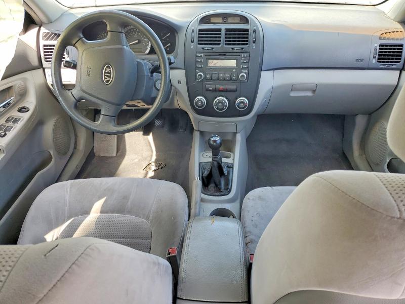 2007 Kia Spectra VIN KNAFE121975381543 COPART salvage auction — ALL OVER, Ca - Salvage Certificate, sold $275 on 2026-07-02 (photo 8)