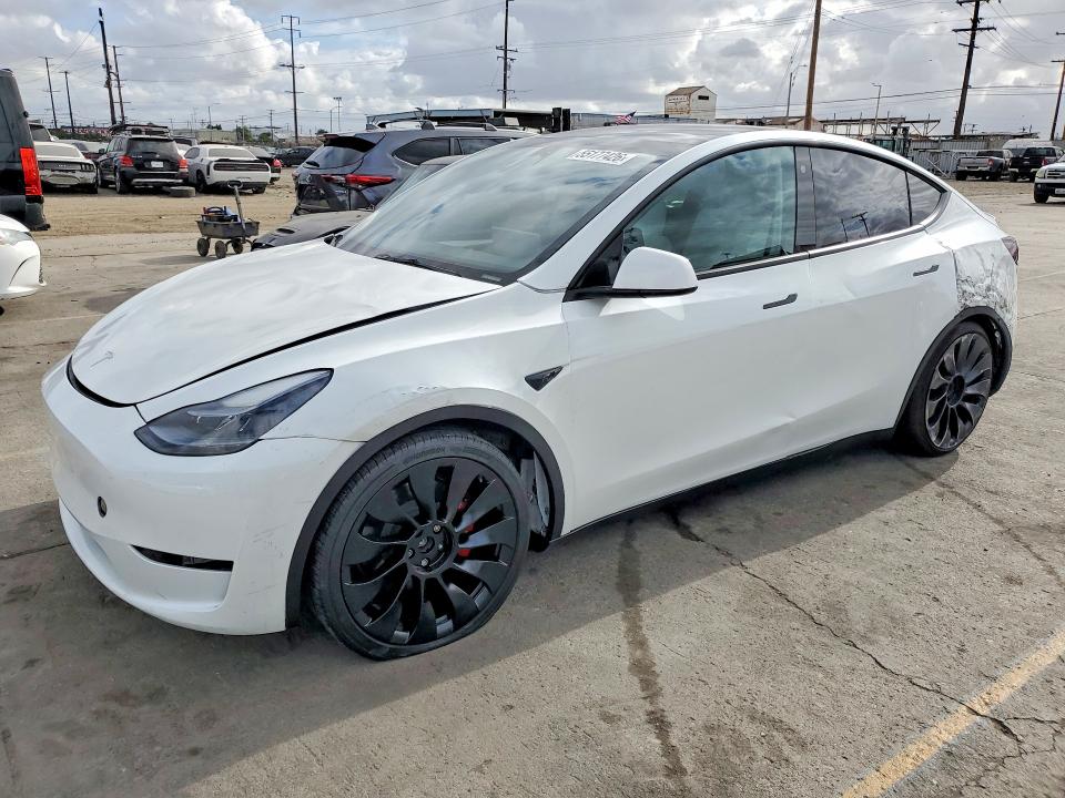 2023 Tesla Model y VIN 7SAYGDEF5PF738880 COPART salvage auction — FRONT END, Az - Dis/Dlr/Exp Only Salvage Title, sold $12,600 on 2026-07-27 (photo 1)