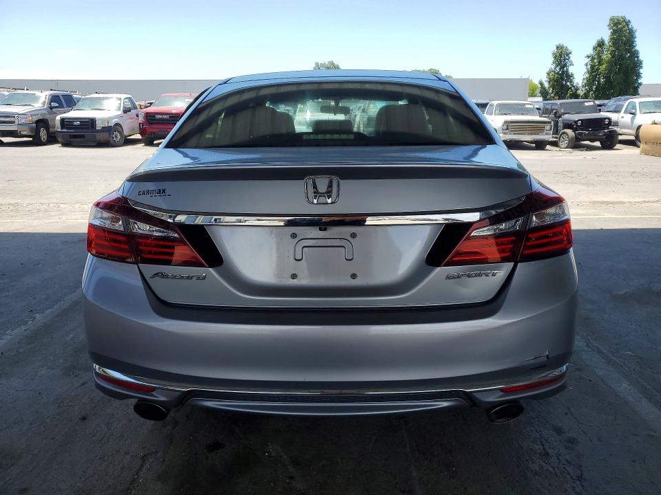 2017 Honda Accord VIN 1HGCR2F51HA123962 COPART salvage auction — SIDE, Ca - Salvage Certificate, sold $5,200 on 2026-07-02 (photo 6)