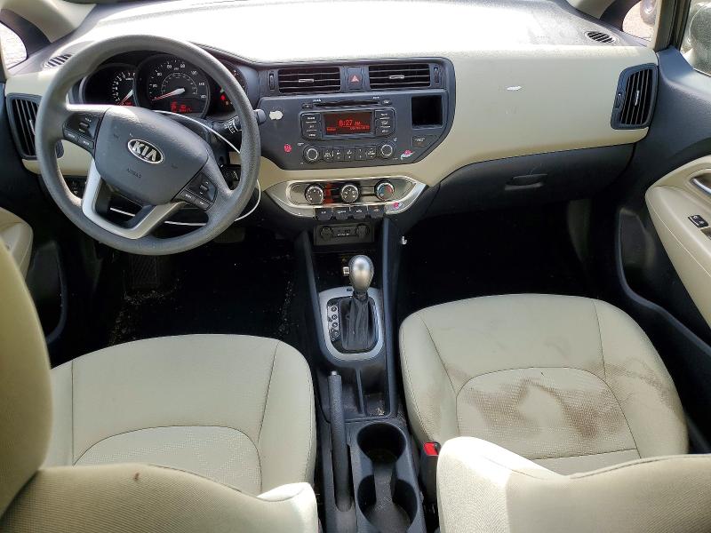 2013 Kia Rio VIN KNADM5A39D6231409 COPART salvage auction — FRONT END, Co - Public - Salvage Title, sold $275 on 2026-07-21 (photo 8)