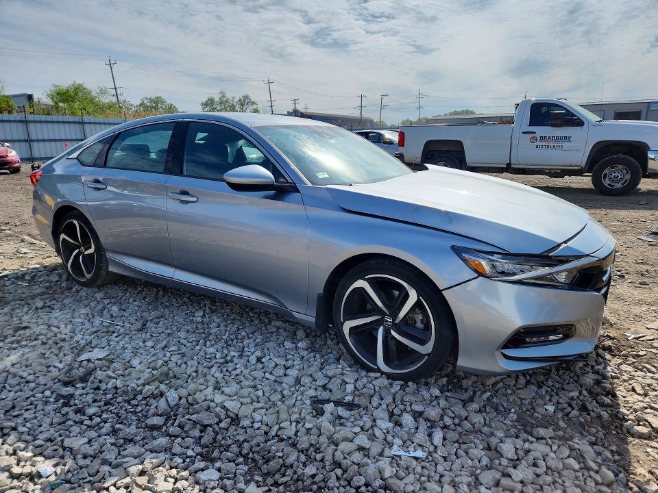 2020 Honda Accord VIN 1HGCV1F37LA030196 COPART salvage auction — FRONT END, Il - Salvage Certificate, sold $7,100 on 2026-07-24 (photo 4)