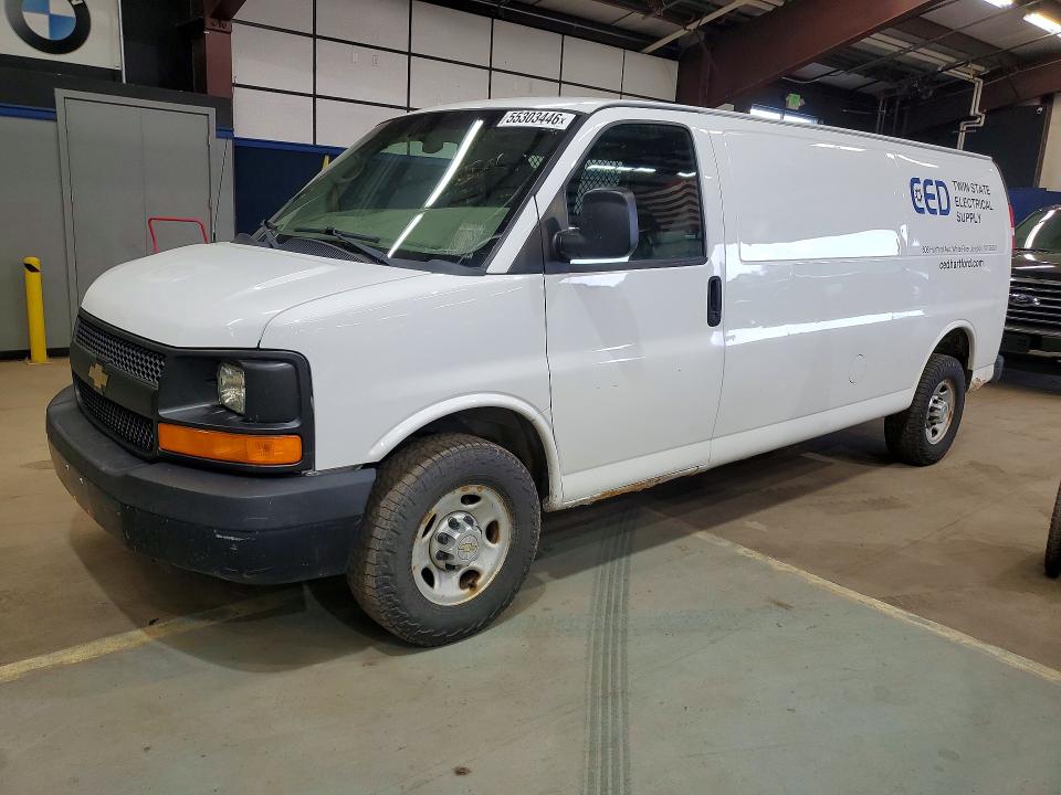 2012 Chevrolet Express 2500 VIN 1GCWGGCA5C1168329 COPART salvage auction — REAR END, VT - CERTIFICATE OF TITLE, sold $1,950 on 2026-07-10 (photo 1)