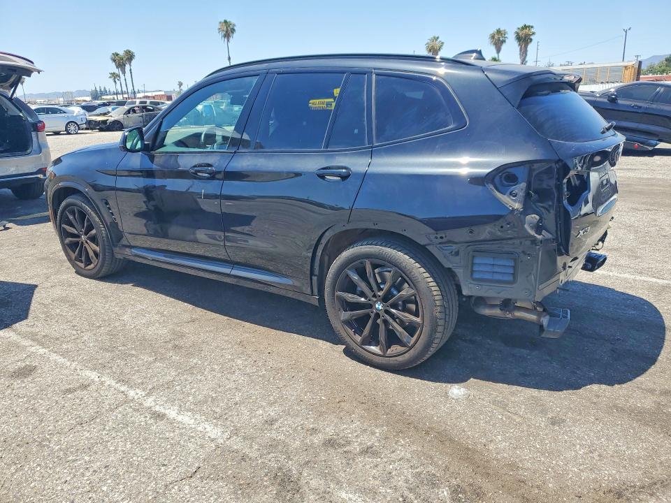 2024 BMW X3 VIN 5UX53DP06R9U16409 COPART salvage auction — REAR END, Ca - Salvage Certificate, sold $12,400 on 2026-07-21 (photo 2)